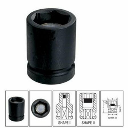 PROTECTIONPRO 0.38 in. Magnetic Impact Socket 16 mm. PR3577431